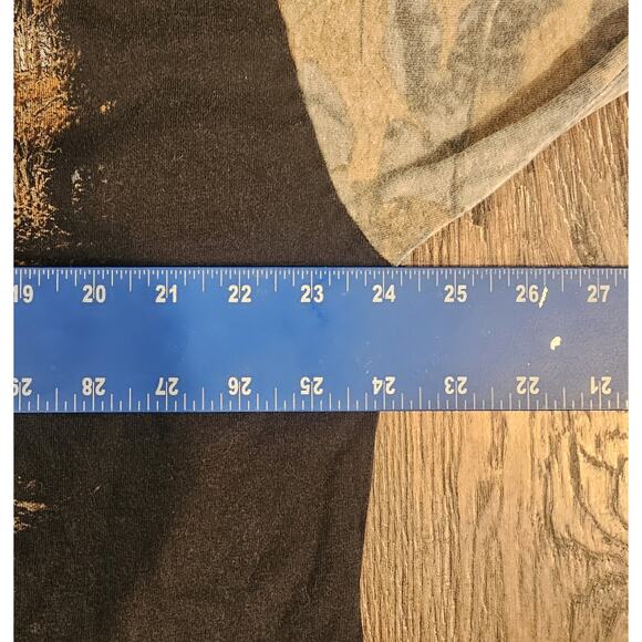 Vintage Terry Redlin Camo Shirt Whitetail Deer Graphic Print XL Tall Grunge 90s - Picture 6 of 8